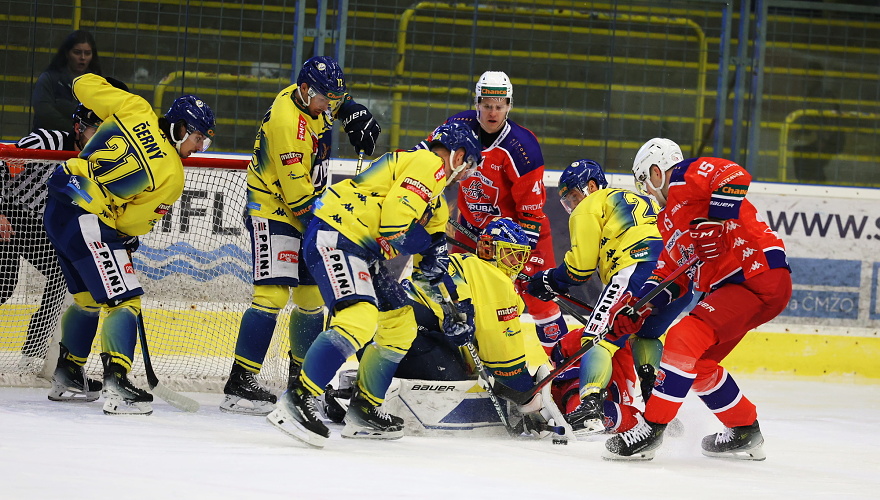 HC ZUBR Přerov - Reportáž ze zápasu: Přerov - Poruba 3:4